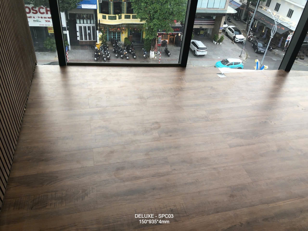 sàn hèm vân gỗ wood spc03
